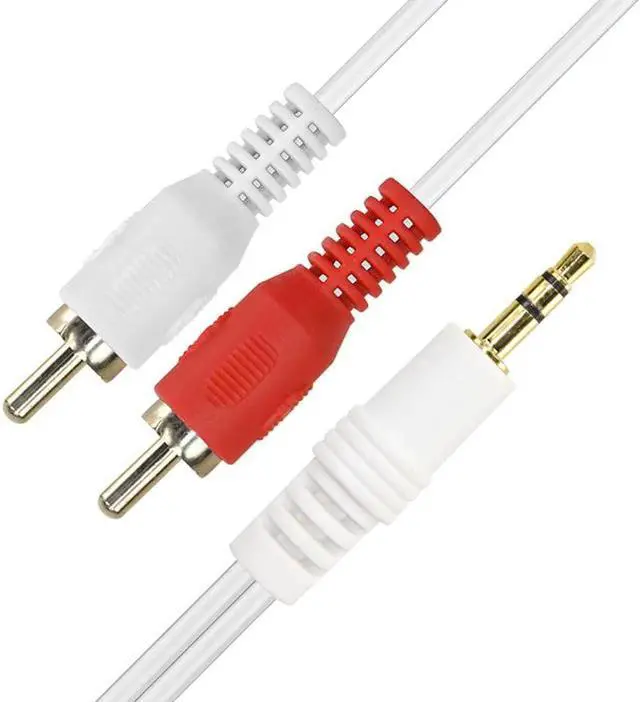 Alt view image 5 of 5 - 1Pcs CABLETIME 3.5mm M To 2RCA M Cable Aux Cable Jack Stereo Output Audio Splitter Adapter For Cellphone Laptop CD/DVD C27