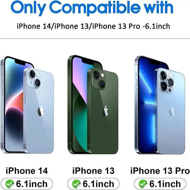 Alt view image 4 of 7 - [2 Pack] Matte Glass Screen Protector Designed for iPhone 14 2022/iPhone 13/13 Pro, Install Frame/Bubble Free/Anti-Glare&Fingerprint, 9H Tempered Glass Clear for iPhone 13/13 Pro 2021 6.1inch