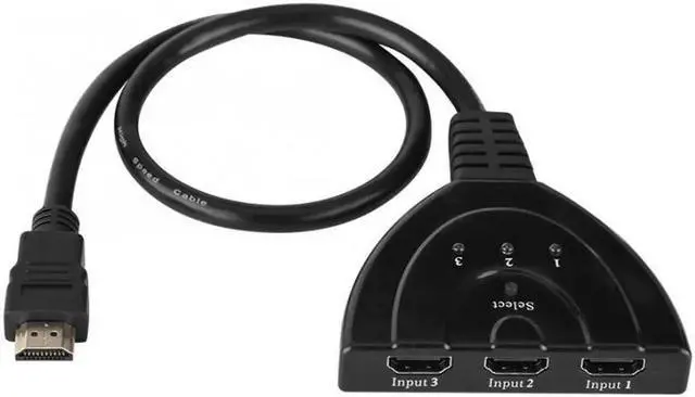 Alt view image 4 of 5 - 1Pcs audio line audio cable cable 1080P Video Switch Switcher Splitter 3 In 1 Out Split Signal Adapter Convert Cable cable