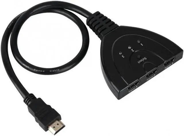 Alt view image 2 of 5 - 1Pcs audio line audio cable cable 1080P Video Switch Switcher Splitter 3 In 1 Out Split Signal Adapter Convert Cable cable