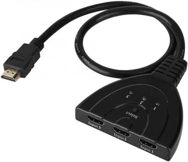 Main image of 1Pcs audio line audio cable cable 1080P Video Switch Switcher Splitter 3 In 1 Out Split Signal Adapter Convert Cable cable