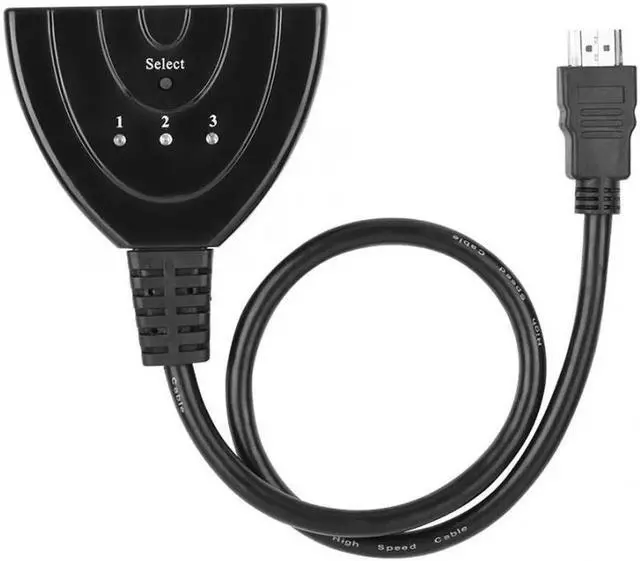 Alt view image 3 of 5 - 1Pcs audio line audio cable cable 1080P Video Switch Switcher Splitter 3 In 1 Out Split Signal Adapter Convert Cable cable