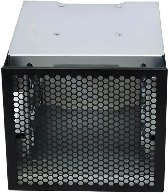 Alt view image 4 of 5 - 5" 3 x Optical Drive Bay to 4-Bay 3.5 Inch SATA SAS HDD Cage Rack Bracket Hard Drive Tray Caddy Adapter with SATA 3.0 Date Cable (Only Caddy)