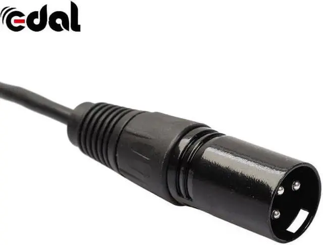 Alt view image 4 of 6 - 1Pcs XLR female plug to 2 male XLR plug Y splitter cable 3 pin 1Ft XLR microphone adapter cable audio cable
