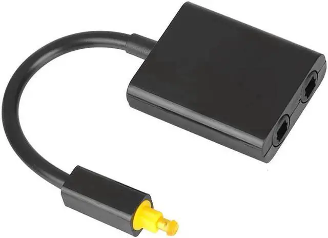 Alt view image 3 of 4 - 1Pcs Mini USB Audio Cable Digital Toslink Optical Fiber Audio 1 To 2 Female Splitter Adapter For CD DVD Player Fiber Distributor