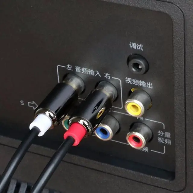 Alt view image 3 of 6 - 1Pcs 3.5 mm to 2 RCA Audio Cable AUX Splitter Male to Male 3.5mm Stereo 2 RCA Adapter Speaker Cable For amplifier Phone Edifer DVD TV