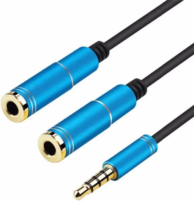 Alt view image 4 of 6 - 1Pcs 3.5mm Audio Splitter Cable for Computer Jack 3.5mm 1 Male to 2 Female Mic Y Splitter Cable Headset Splitter Adapter