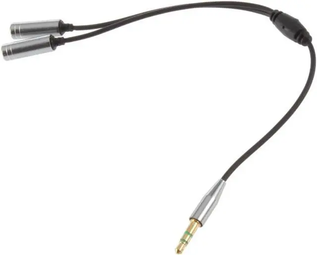 Main image of 1Pcs Audio Cable Jack 3.5mm Male to 2 Female Earphone Extension Cable 3.5mm Headphone Splitter Adapter for iphone Laptop