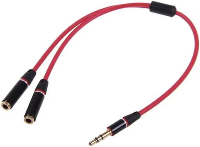Main image of 1Pcs Audio Cable Jack 3.5mm Male to 2 Female Earphone Extension Cable 3.5mm Headphone Splitter Adapter for mobile phone Laptop
