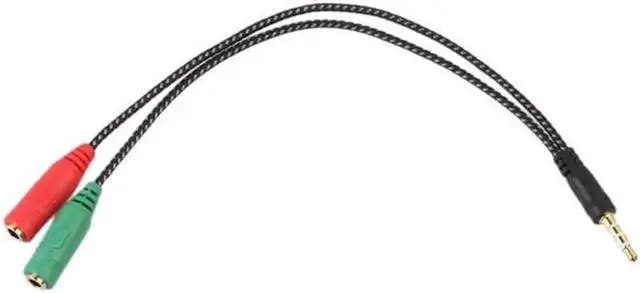 Alt view image 4 of 6 - 3.5mm Stereo Aux to Aux Cable Male to 2 Female Speaker Micphone Headphone Mic Y Splitter 1Pcs/2pcs Audio Cable