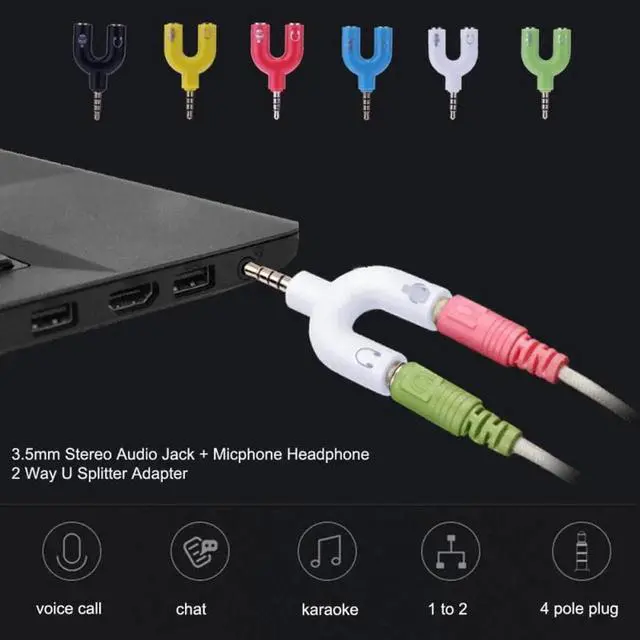 Alt view image 3 of 6 - 1Pcs Audio Cable Divider 3.5mm Male To 3 Female Jacks 3.5mm Cables Splitter Aux Adapter Cable for IPhone Samsung Headphones Plug