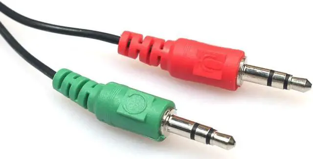 Alt view image 3 of 5 - 1Pcs Binmer Y Splitter 1 Female to 2 Male 3.5mm Mic Stereo Audio Adapter Audio Cable For PC