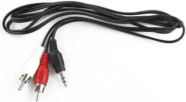 Alt view image 3 of 5 - 1Pcs 1.2m 3.5mm AUX Port to AV Audio RCA Y Splitter Cable Adapter 3.5mm Jack to RCA M/M Cord Wire Line For iPod MP3 CD Player