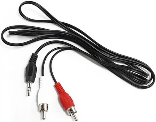 Alt view image 2 of 5 - 1Pcs 1.2m 3.5mm AUX Port to AV Audio RCA Y Splitter Cable Adapter 3.5mm Jack to RCA M/M Cord Wire Line For iPod MP3 CD Player