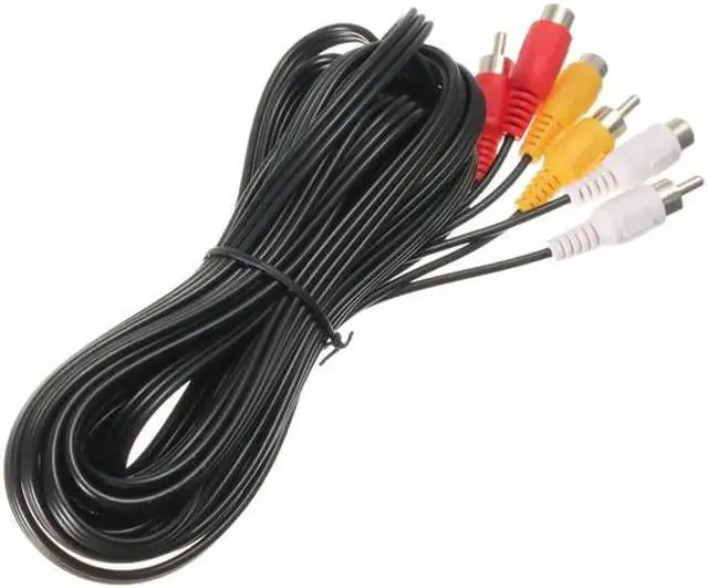 Alt view image 5 of 5 - 1Pcs CLAITE 3 RCA Male to 3 RCA Cable Female Plug Adapter AUX Cables 5m DVD Audio Video AV Splitter Converter Extension Cable Wire