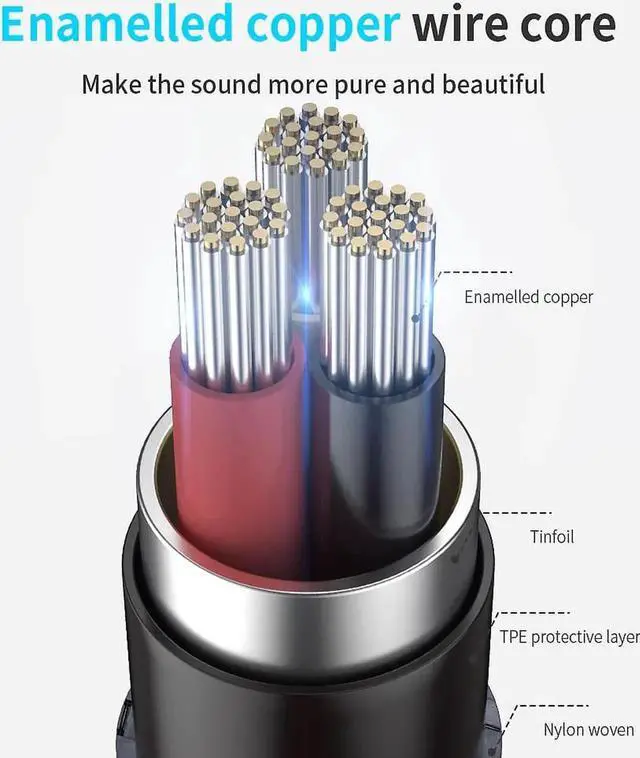 Alt view image 6 of 6 - 1Pcs Headphone Splitter 3.5mm Audio Cable 3.5 mm Adapter Male to 2 Female Jack AUX Cable for iPhone Xiaomi Redmi MP3 Player