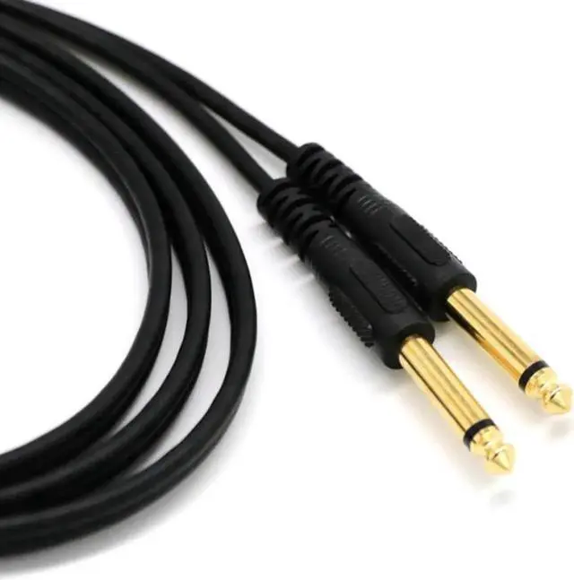 Alt view image 5 of 6 - 1Pcs Good Application 3.5mm Stereo Male to 2 x 6.35mm Mono Male and Splitter Audio Adapter Cable to Phone for Mixer