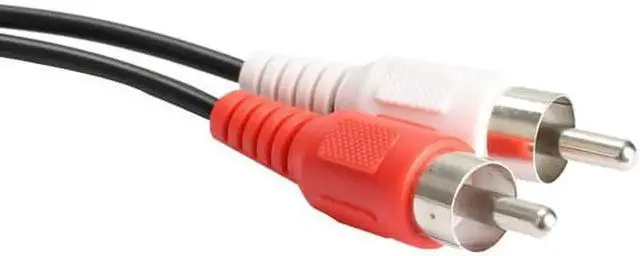 Alt view image 3 of 6 - 1Pcs Best price Nickel Plating plug RCA Female Jack to 2 RCA Male Plug Y Splitter Audio Video AV Adapter Cable