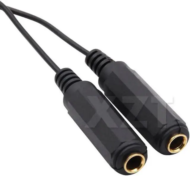 Alt view image 4 of 4 - 1Pcs PZ 6.35mm Jack to 2 x 1/4 Plug Stereo Audio Y Splitter Adapter Cable 6.35 Male to Female