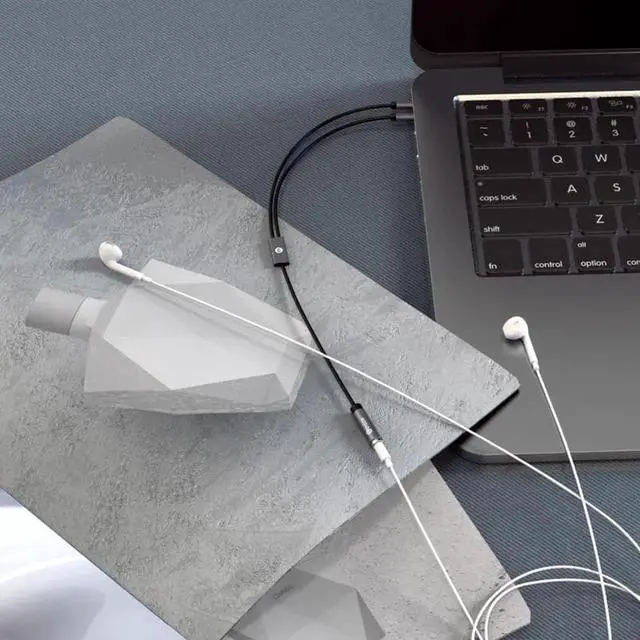 Alt view image 2 of 6 - 1Pcs Biaze Headphone Splitter 3.5mm Female to 2 Male for Computer 3.5mm Mic Audio Y Splitter Cable Headset to PC Converter Adapter