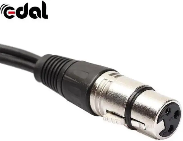 Alt view image 4 of 6 - 1Pcs Universal 3Pin XLR Female Jack To 2 Male XLR Plug Y Splitter Adapter Cables MIC Microphone Audio Extension Cable