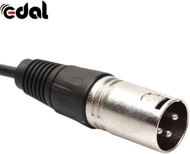 Alt view image 3 of 6 - 1Pcs Universal 3Pin XLR Female Jack To 2 Male XLR Plug Y Splitter Adapter Cables MIC Microphone Audio Extension Cable