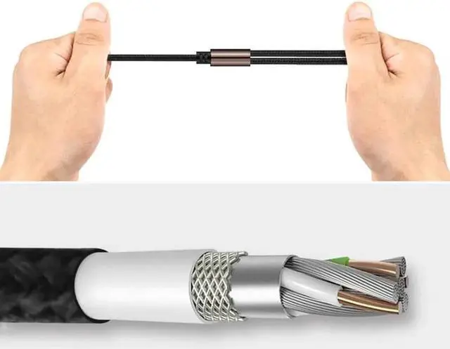 Alt view image 2 of 6 - 1Pcs 3.5mm Jack Audio Splitter Cable Earphone Splitter Tow In One audio line Aux Microphone and Headphones adapter for Phone iPad