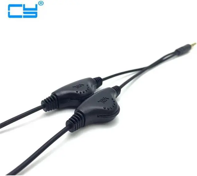 Alt view image 2 of 3 - 1Pcs 3.5mm Stereo audio 1 male to 2 female ports Earphone one to two converters Audio Splitter Adapter Multiple people share music