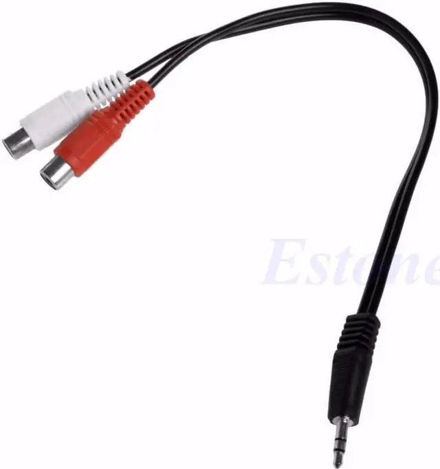 Alt view image 6 of 6 - 1Pcs BGEKTOTH 3.5mm Male to 2 RCA Female Plug Stereo Audio Adapter Headphone Y Cable Splitter