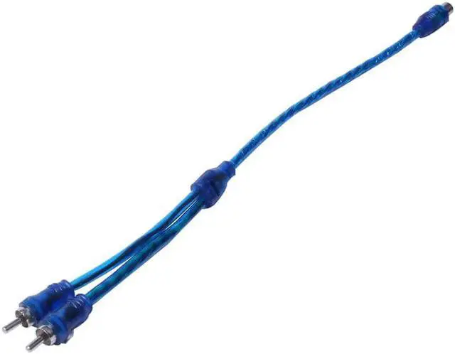 Alt view image 2 of 6 - ABGN3 pcs Audio connection for 1 RCA female to 2 RCA male adapter splitter Cable