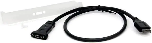 Alt view image 4 of 4 - Motherboard Expansion Cable USB 3.1 Type E Male to USB-C Female 50cm Front Panel Header Computer Connector