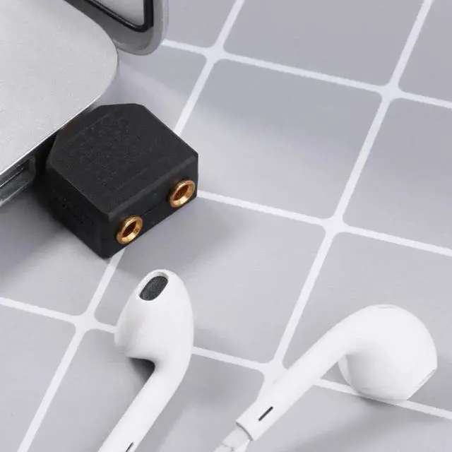 Alt view image 6 of 6 - 5pcs/lot Mini Stereo 3.5mm Male Stereo to Dual 3.5mm Female Double Earphone Jack Y Splitter Audio Plug Adapter for MP3 Phone