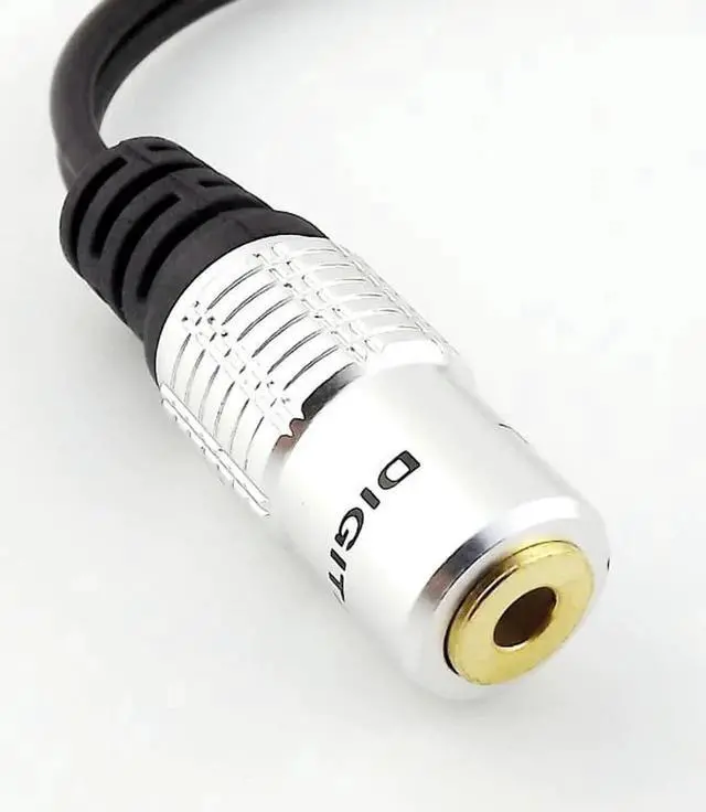 Alt view image 3 of 5 - 1Pcs 3.5mm 1/8" Mini Stereo Female To 2 RCA Female Jack Audio Adapter Splitter Cable 25cm