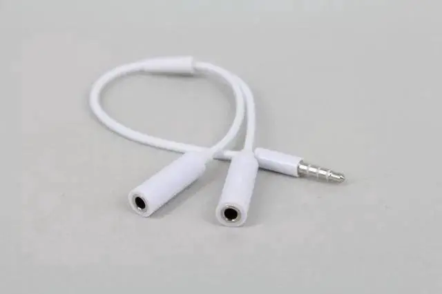Main image of 1Pcs Dinto 3.5mm jack 1 Male to 2 Female Headphone Stereo Earphone Headset Audio Splitter Adapter Cable For iPhone ipod Samsung