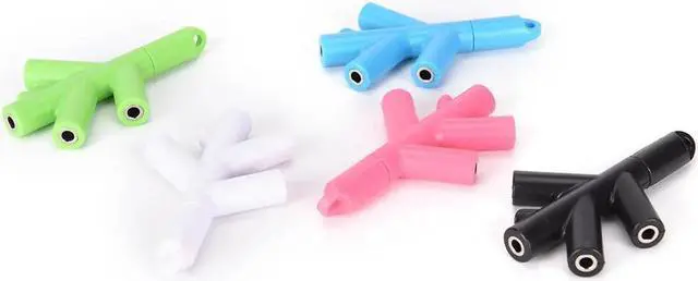 Alt view image 2 of 6 - 1Pcs Practical Branches Audio Splitter Earphone Headphone Cable Male To 4 Female Adapter Cute Earphone Splitters 3.5mm