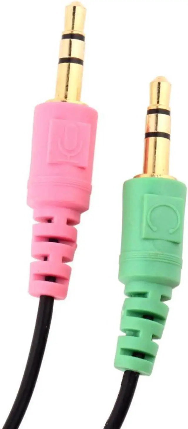 Alt view image 4 of 6 - 1Pcs Universal 3.5mm 2 In 1 Earphone Audio Adapter Cable Female To Dual Male Extension Cord Y Splitter For Phone PC MP3 MP4