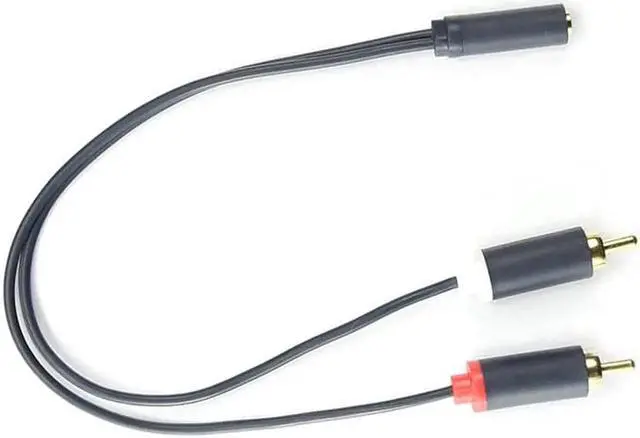 Alt view image 6 of 6 - 1Pcs Cabletime Aux Cord 3.5mm Jack Female To 2RCA Male Cable Stereo Audio Splitter Adapter For VCD Sound System Home Theater