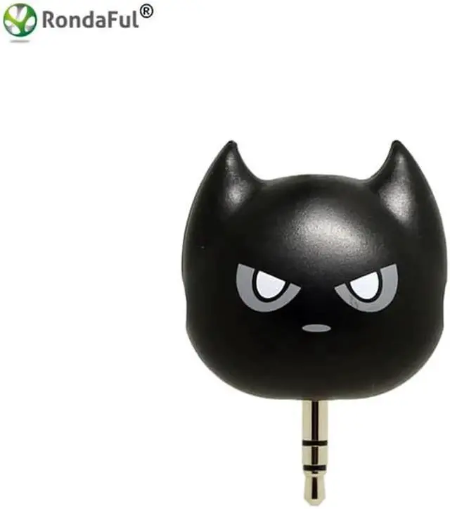 Alt view image 6 of 6 - 1Pcs 1Piece Cute 3 Way Batman Earphone Audio Splitter 3.5mm Jack Plug 1 to 3 Headphone Audio Adapter Converter