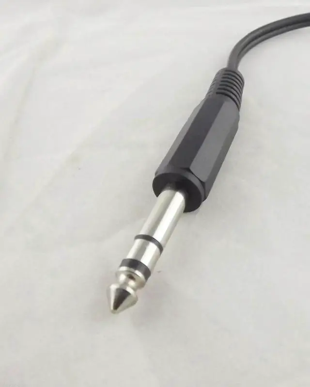 Alt view image 2 of 6 - 1Pcs 6.35mm 1/4" Male Stereo To 2 Dual RCA Phono Female Splitter Audio Adapter Cable 20cm