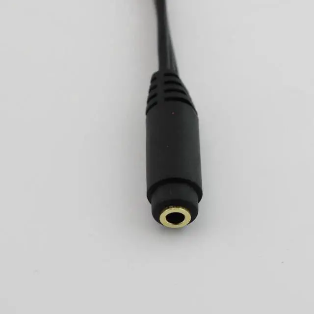 Alt view image 4 of 6 - 1Pcs Gold Plated 3.5mm TRRS Stereo Female 4 Pole Jack to 3x 1/8" Male Plug Audio Headphone Adapter Splitter Cable 30cm/1ft