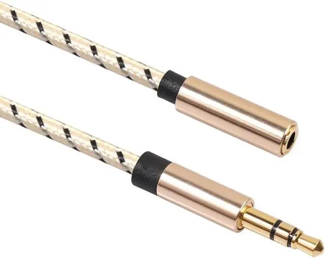 Alt view image 2 of 6 - 1Pcs 3.5mm Jack Male to Female Aux Cable 3.5 mm Audio Extender Headphone Extension Splitter Adapter For iPhone Samsung Player PC MP4