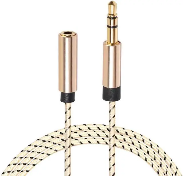 Alt view image 4 of 6 - 1Pcs 3.5mm Jack Male to Female Aux Cable 3.5 mm Audio Extender Headphone Extension Splitter Adapter For iPhone Samsung Player PC MP4