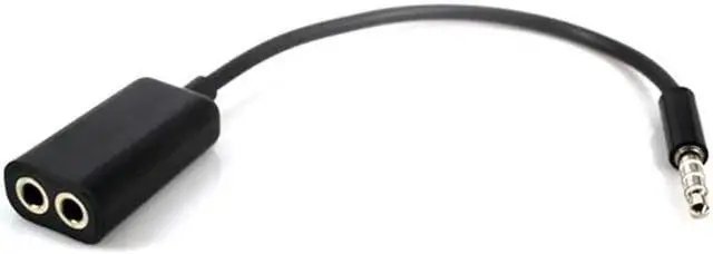Main image of 1Pcs 2 Way 3.5mm Stereo Audio Earphone Splitter Adapter AUX 1 to 2 Hub MP3 Music Sharing Cable for Speaker iPhone Xiaomi