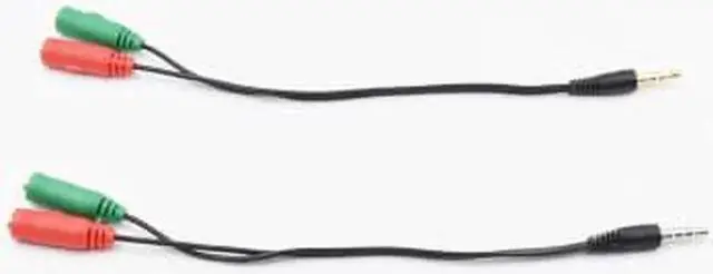 Alt view image 6 of 6 - 1Pcs 3.5mm Stereo Audio Male to 2 Female Headset Mic Y Splitter Cable Headphone Adapter for PC Laptop Computer
