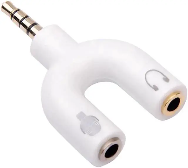 Alt view image 6 of 6 - 1Pcs 3.5mm Audio Splitter Jack Plug male to Aux female Headphone Microphone Converter Adapter Cable for Notebook