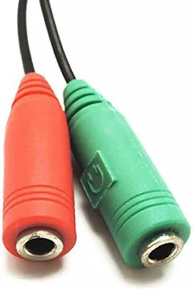 Alt view image 3 of 5 - 1Pcs 3.5mm 1 Male to 2 Female Stereo Audio Y Splitter Cable Headphone Mic Adapter