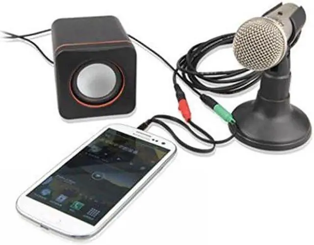 Alt view image 4 of 5 - 1Pcs 3.5mm 1 Male to 2 Female Stereo Audio Y Splitter Cable Headphone Mic Adapter