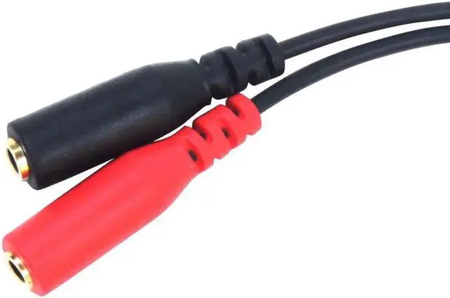 Alt view image 5 of 6 - 1Pcs Headphones jack 3.5 mm Splitter Stereo Audio Y Splitter 2 to 1 Male Cable Adapter Microphone Plug for Earphone