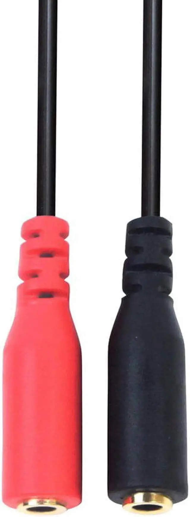 Alt view image 2 of 6 - 1Pcs Headphones jack 3.5 mm Splitter Stereo Audio Y Splitter 2 to 1 Male Cable Adapter Microphone Plug for Earphone