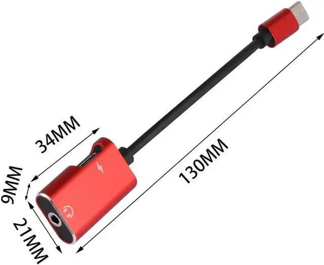Alt view image 4 of 6 - 1Pcs Type C USB C to 3.5mm AUX Audio Converter Charging Cable Headphone Splitter Adapter Mobile Phone Accessories